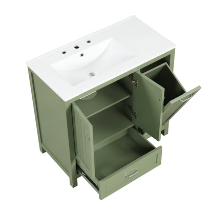 36-Inch Bathroom Vanity with Sink and Drawer
