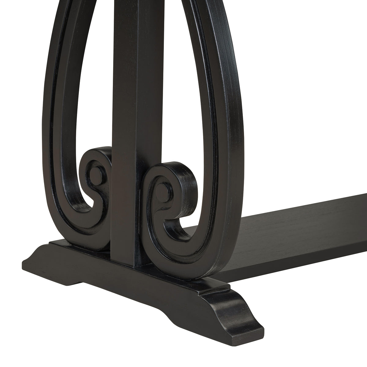 Rustic Console Table Black