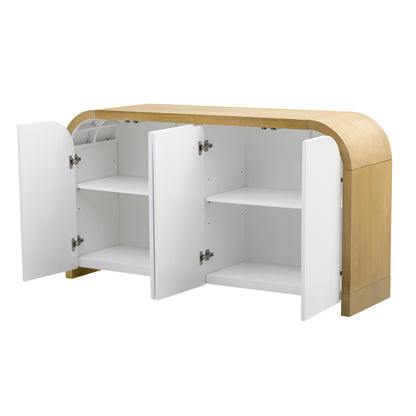 Curved 4-Door Storage