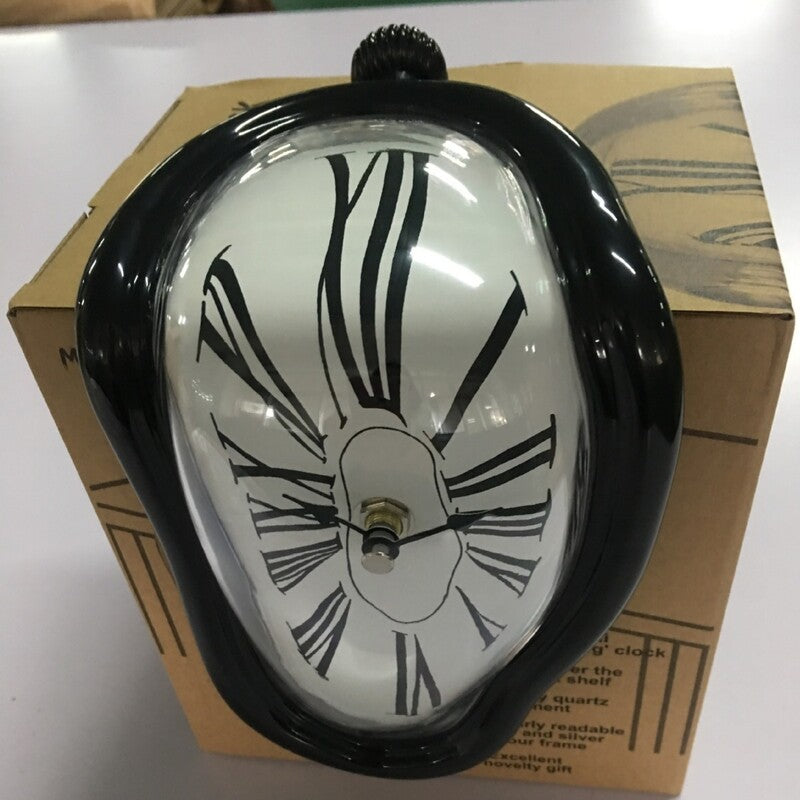 Melting Roman Numeral Wall Clock