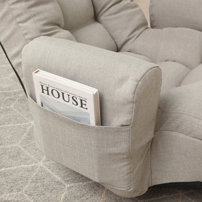 Adjustable Lounge Sofa Chair Gray