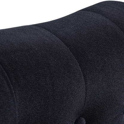 Velvet Cluster Lounge Chair Gray