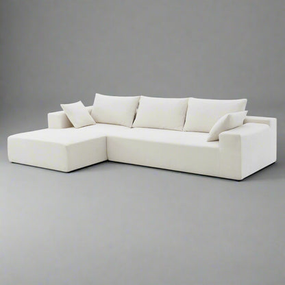 Modular Sectional Sofa – White Linen