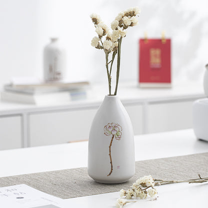 Mini Ceramic Vase Diffuser – Hydroponic Bloom Accent