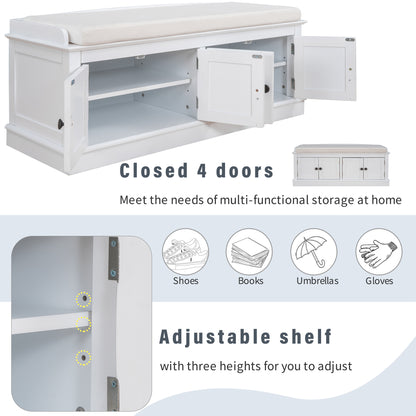 Adjustable Storage Bench Table