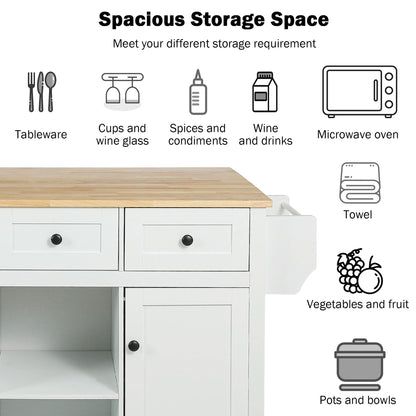 Kitchen Island Cart White