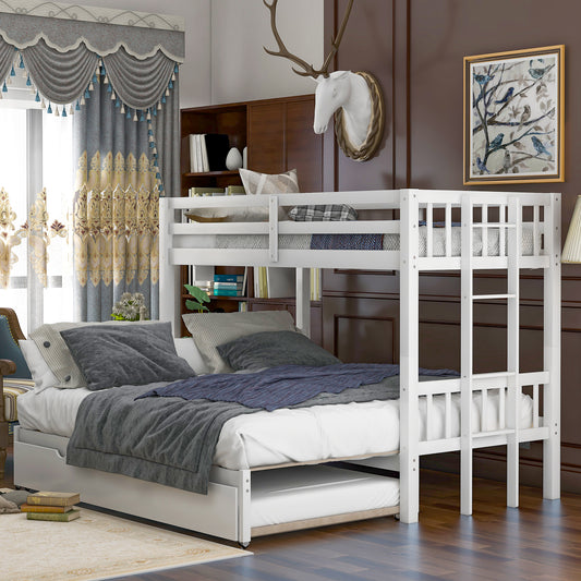 Pull-Out Bunk Bed White