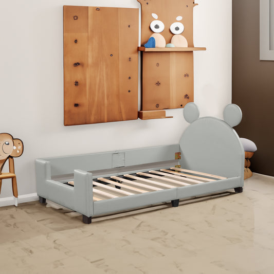 Twin Upholstered Daybed Grey