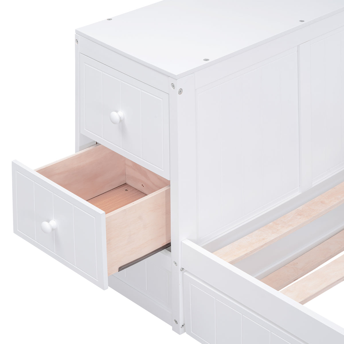 Twin Daybed with Storage White