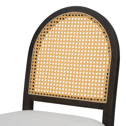 Retro Dining Set (5 pcs) – Espresso Finish