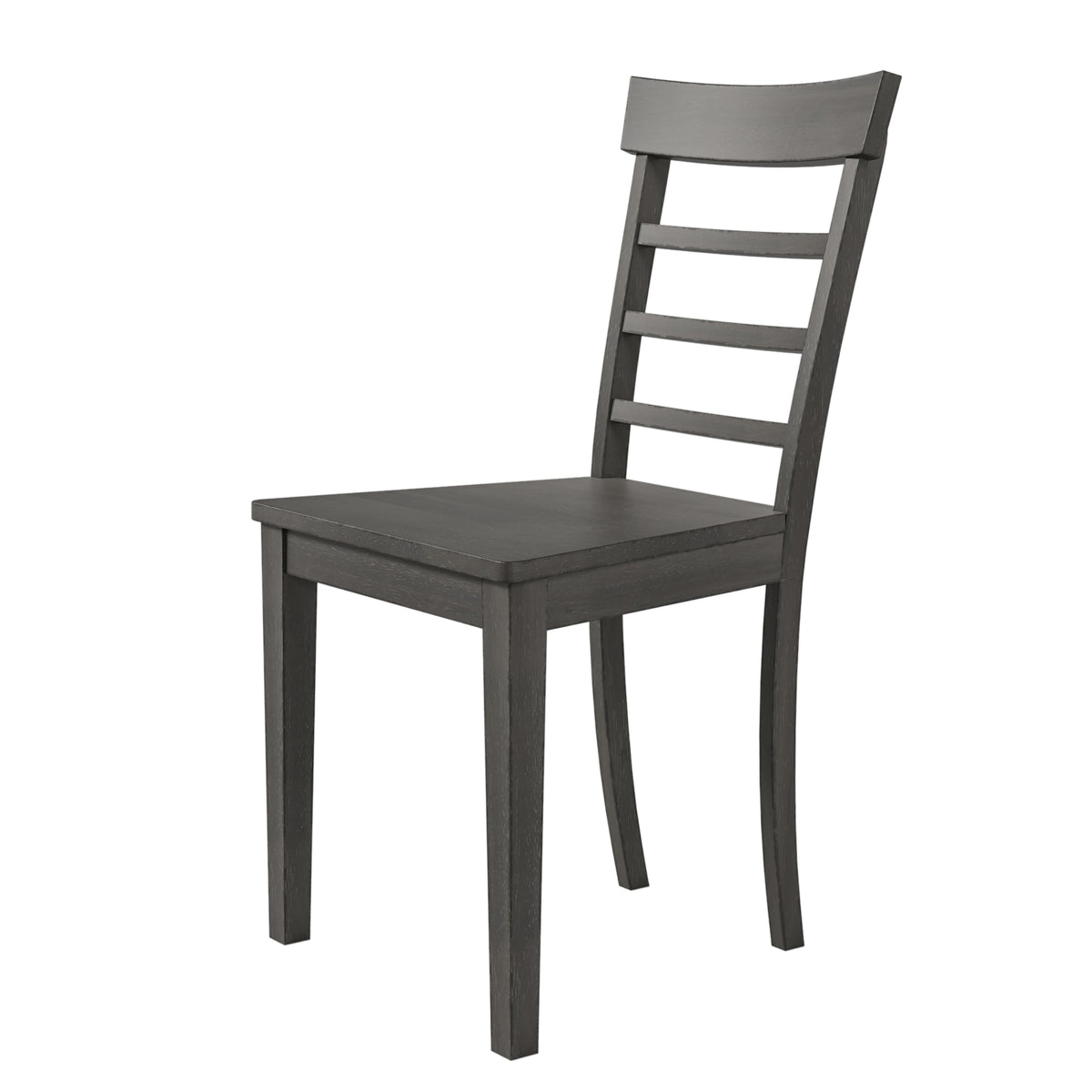 5-Piece Pendant Dining Set with Ladder Back Chairs