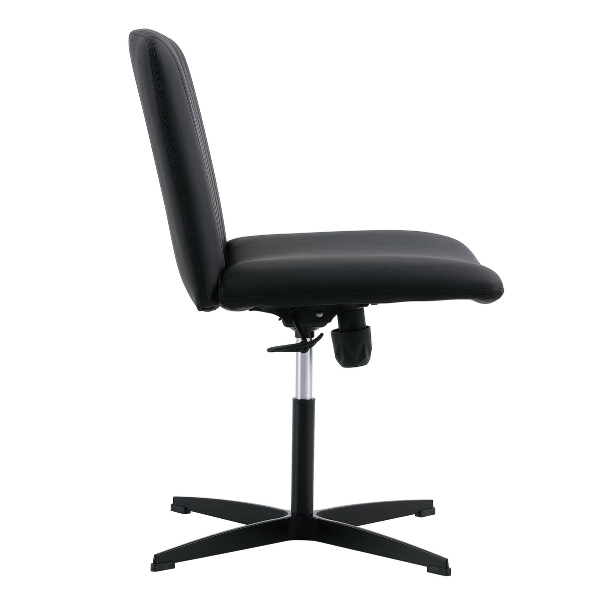 Black PU Swivel Office Chair