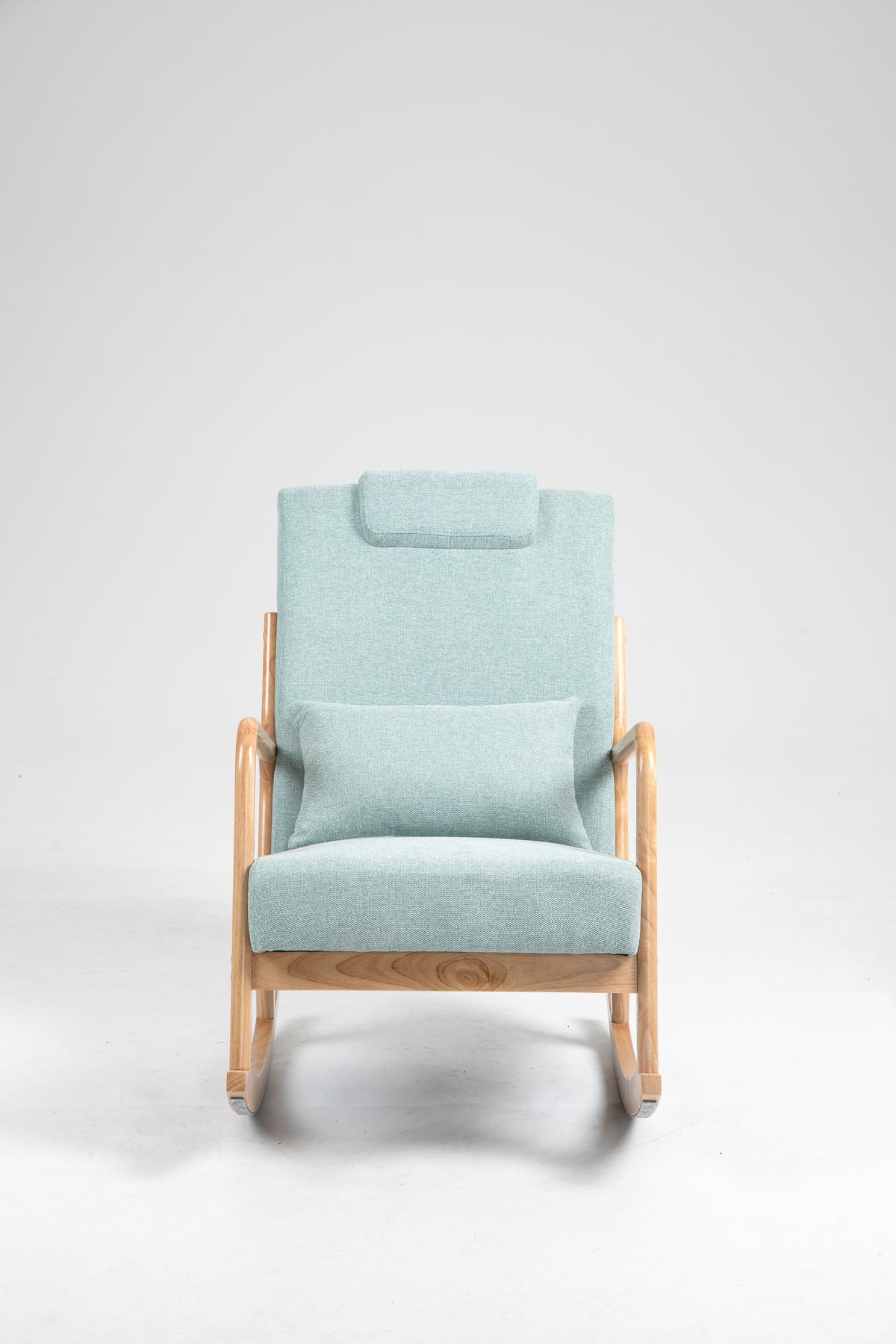 Upholstered Rocking Chair Brown