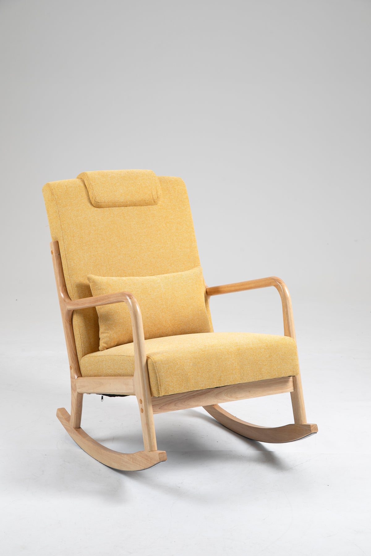 Upholstered Rocking Chair Gray