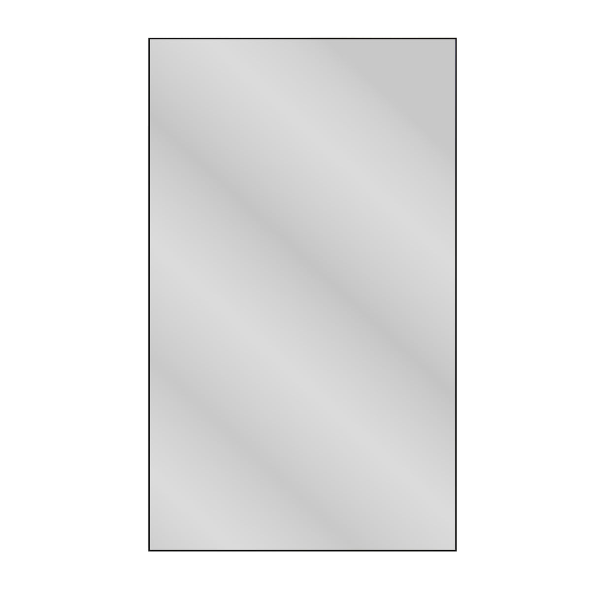 Oversized Black Frame Bathroom Mirror