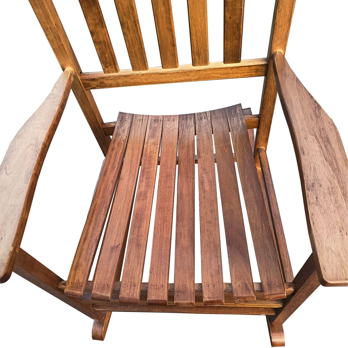 Classic Brown Porch Rocking Chair (Variant 2)