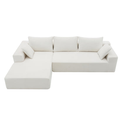 Modular Sectional Sofa – White Linen
