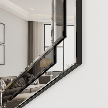 Round Wall Mirror – Silver Frame