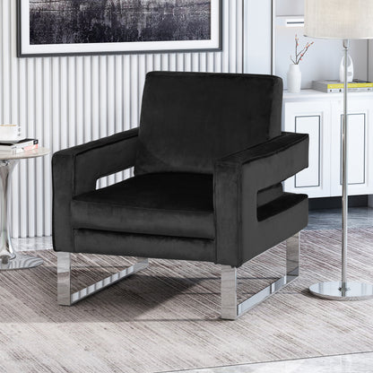 Classic Upholstered Armchair Beige