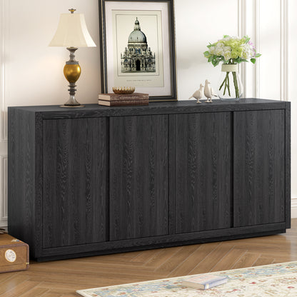 U-Style Sideboard with Ash Veneer Finish