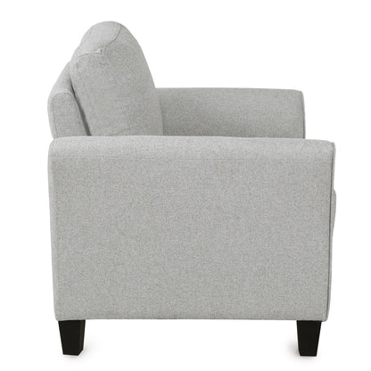 Contemporary Armrest Sofa – Light Gray