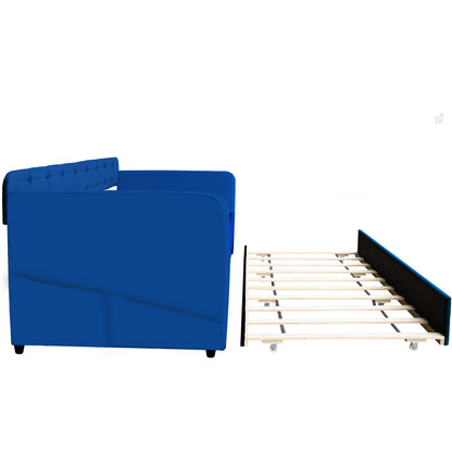 Blue Twin Beds Velvet