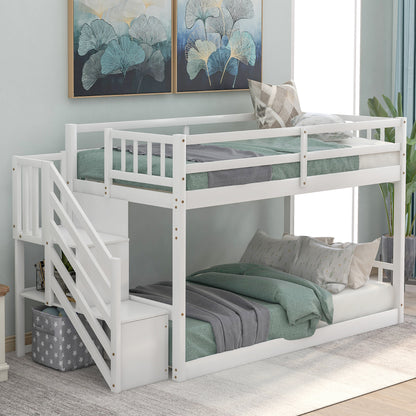 Twin Bunk Bed White