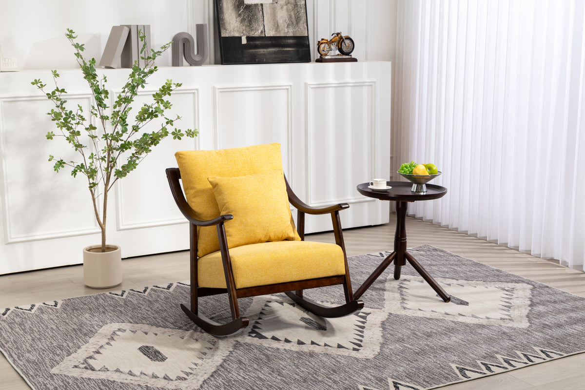 Woven Mid-Century Armchair Beige