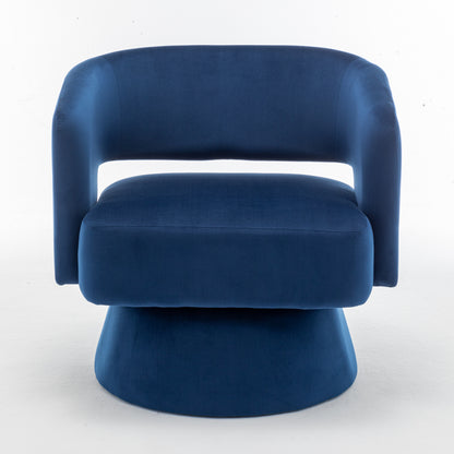 Velvet Swivel Club Chair