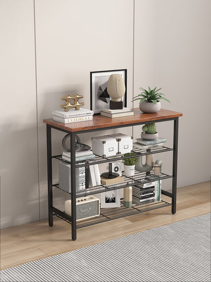 4-Tier Shoe Rack with MDF Top Board