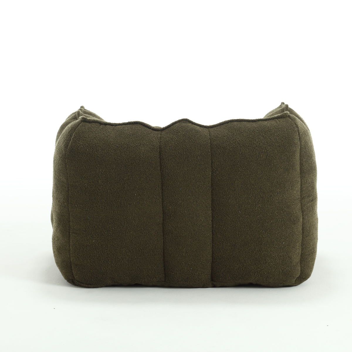 Soft Bean Bag Chair – Gray High-Resilience Foam
