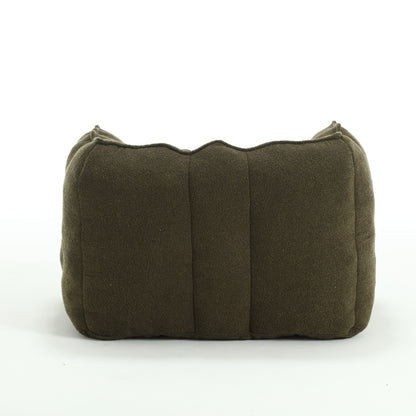 Soft Bean Bag Chair – Gray High-Resilience Foam