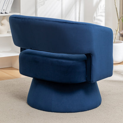 Velvet Swivel Club Chair