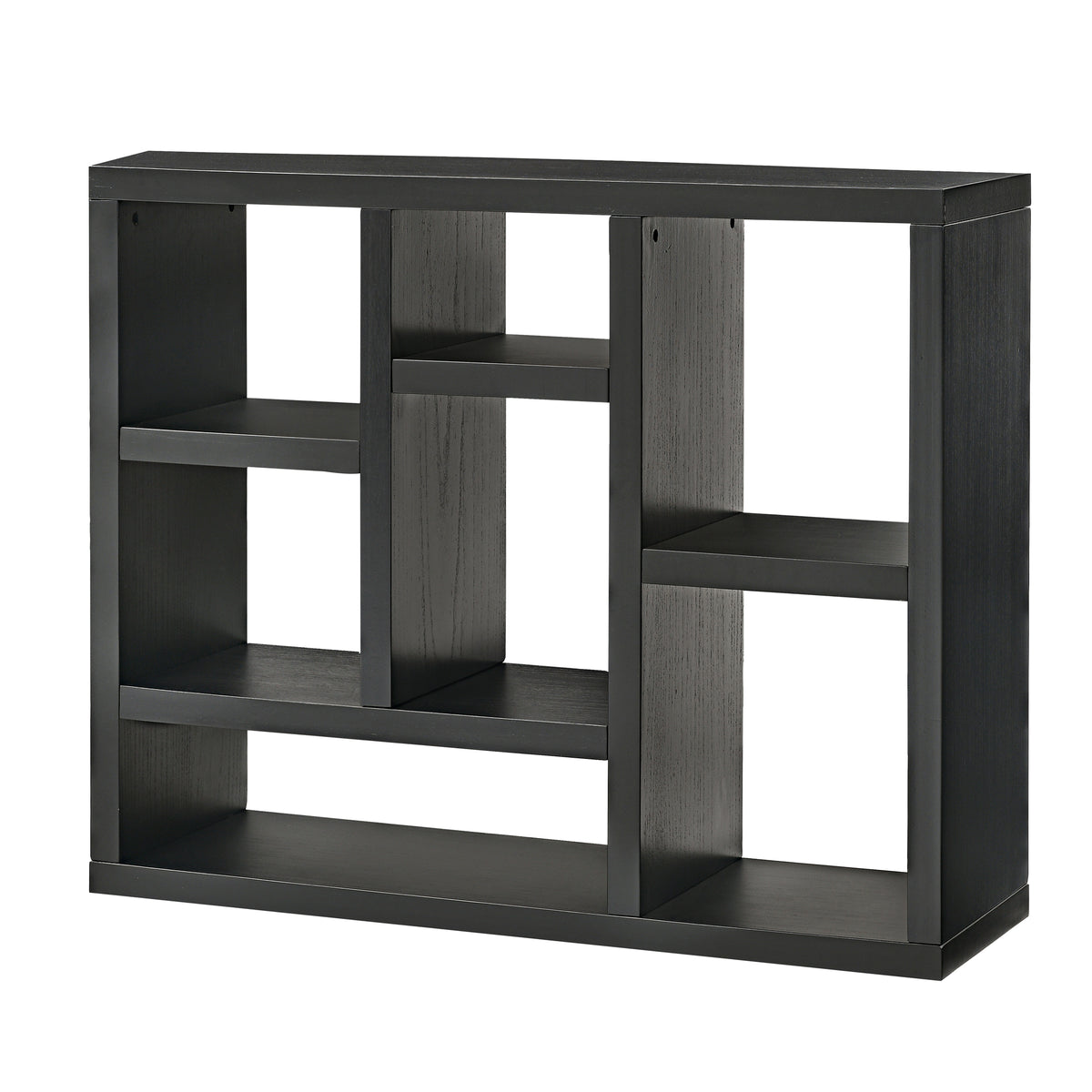 Open Wooden Storage Cabinet – 7-Cube Organizer