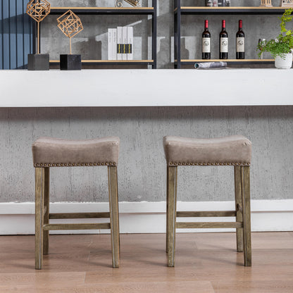 Aveline Counter Stools – Brushed Walnut