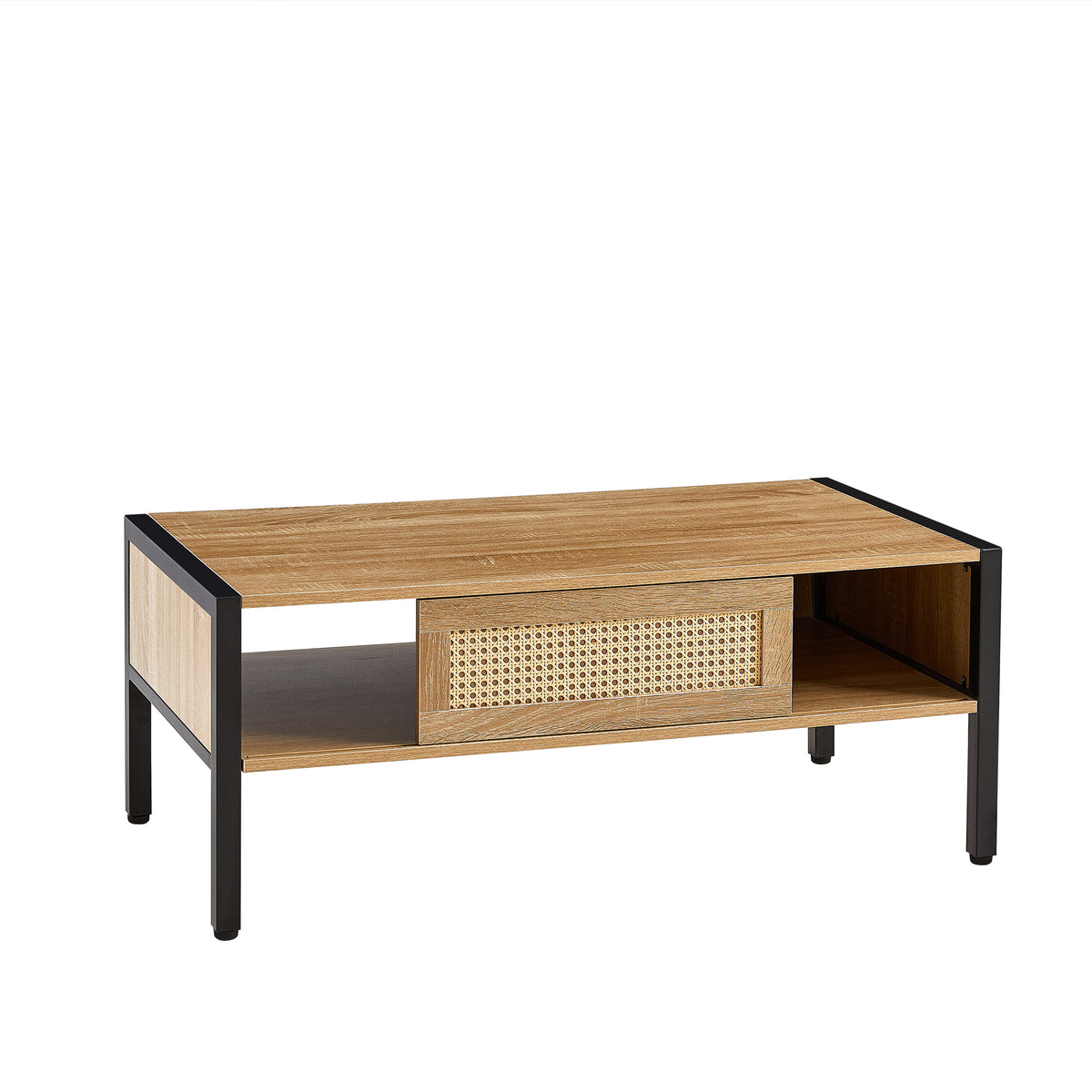 Rattan Coffee Table – Modern Natural Weave