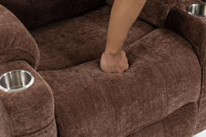 Chenille Power Recliner Chair 350LB Capacity