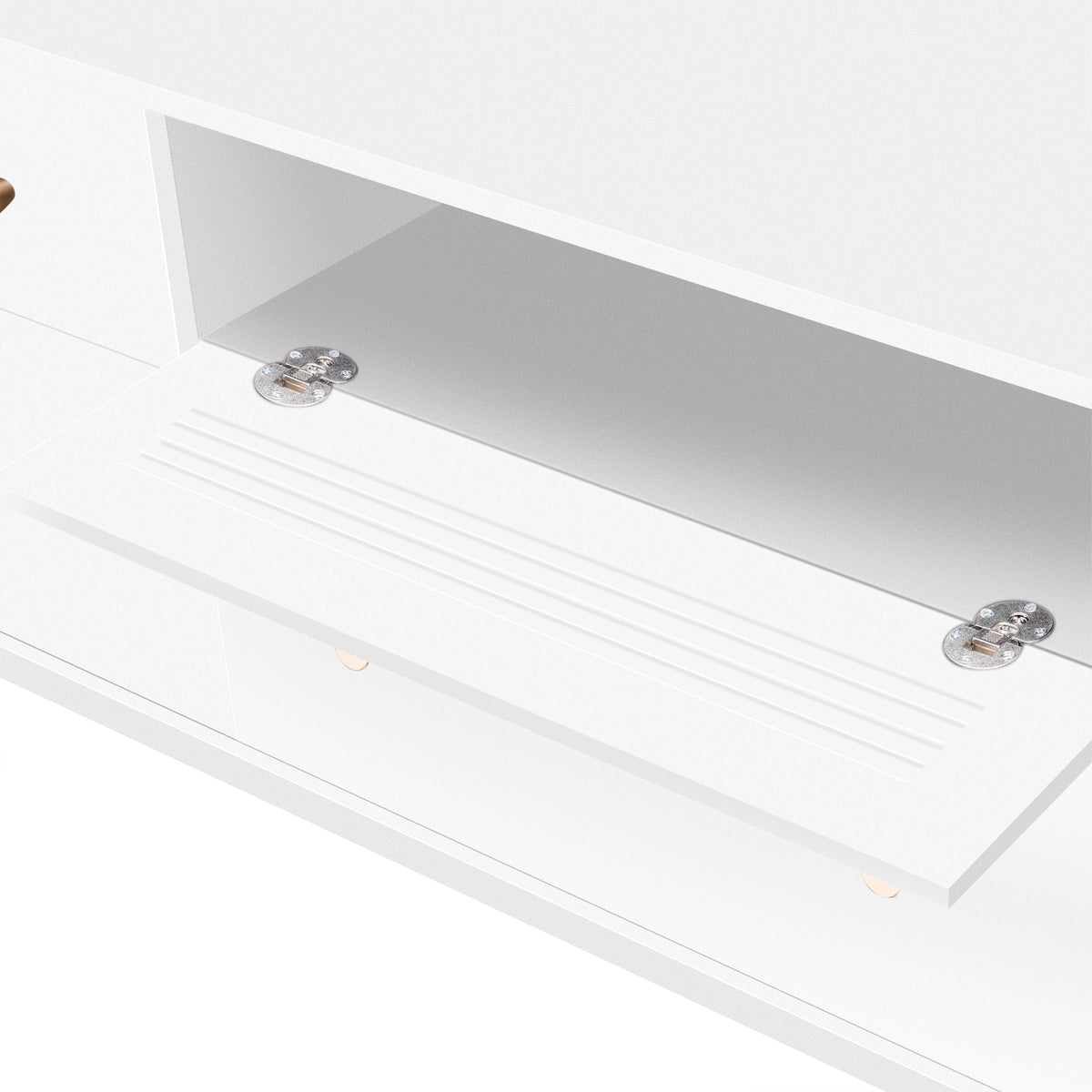 Modern TV Stand for 75-Inch Screens Black