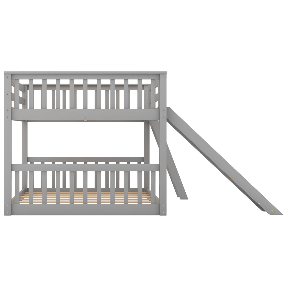 Full Bunk Bed Gray