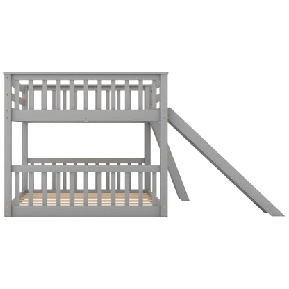 Full Bunk Bed Gray