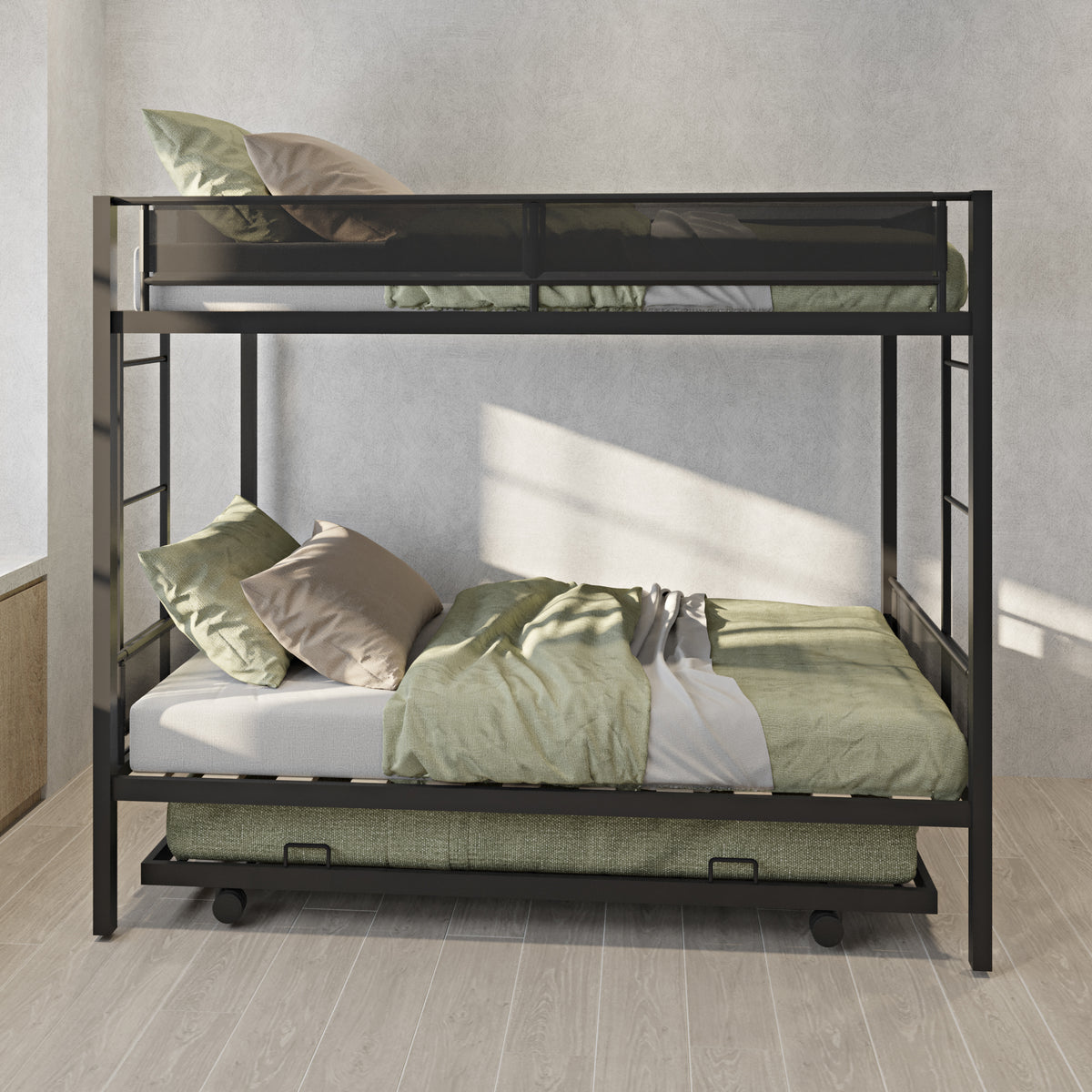 Double Metal Bed Frame Silver