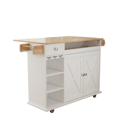 Kitchen Island Cart White Oak