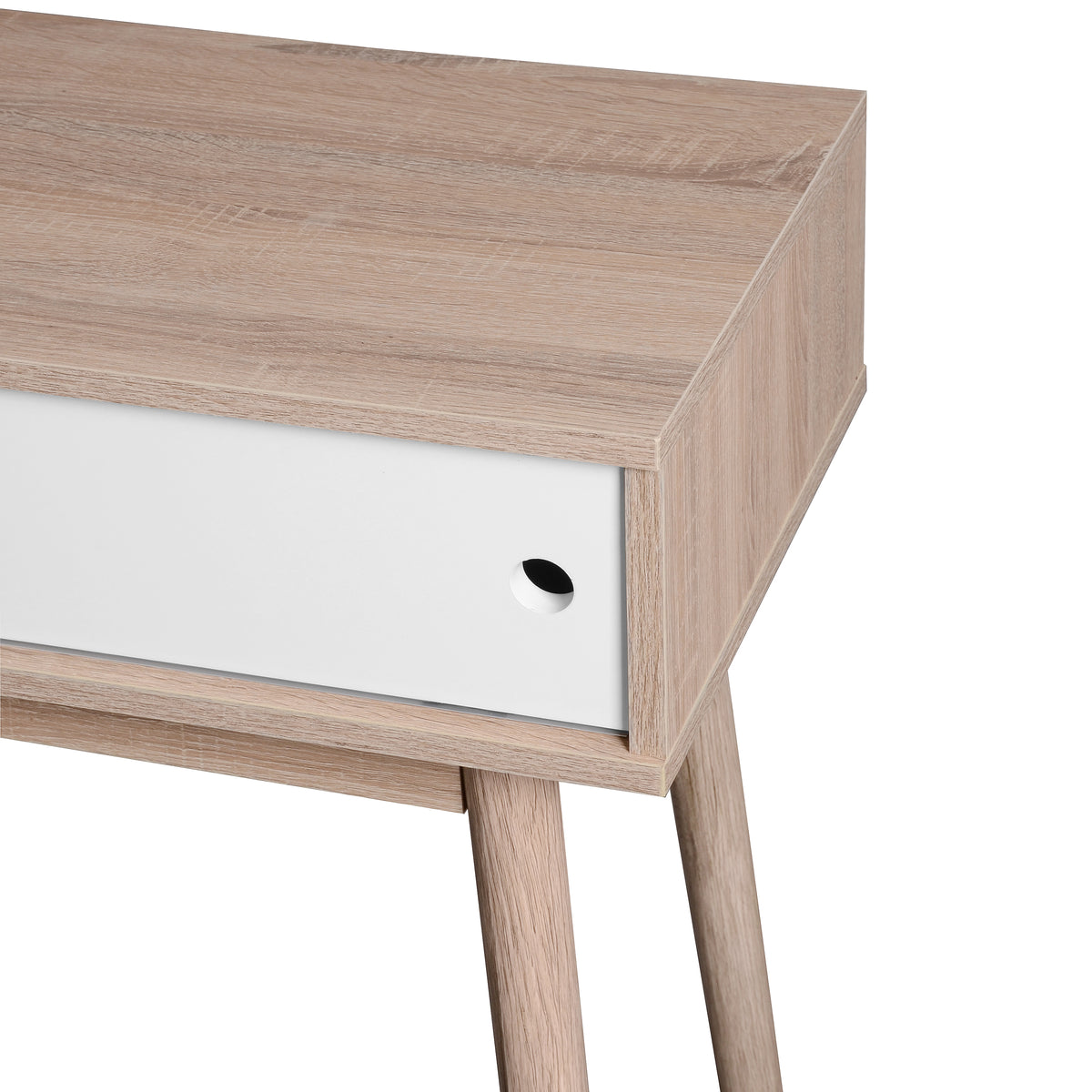 Mid-Century Writing Desk – Natural Oak