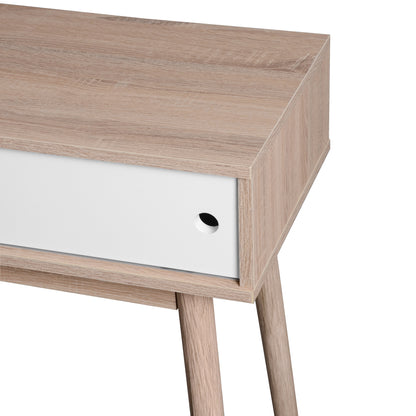Mid-Century Writing Desk – Natural Oak