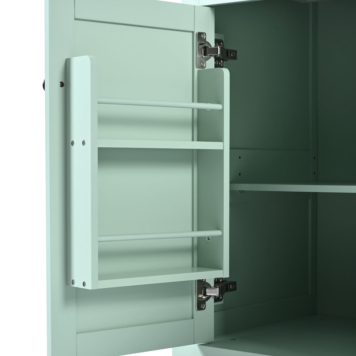 Kitchen Island Cart Mint Green