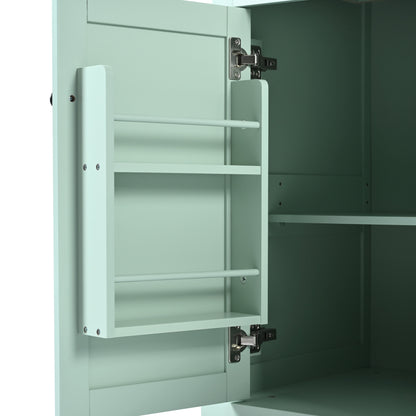 Kitchen Island Cart Mint Green