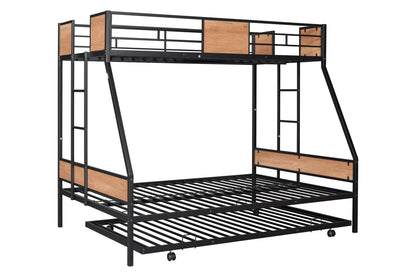 Metal Twin over Full Bunk Bed White