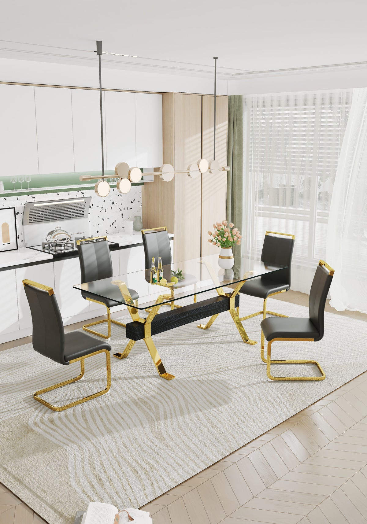 Tempered Glass Dining Table