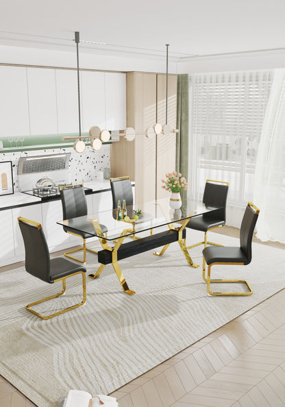 Tempered Glass Dining Table