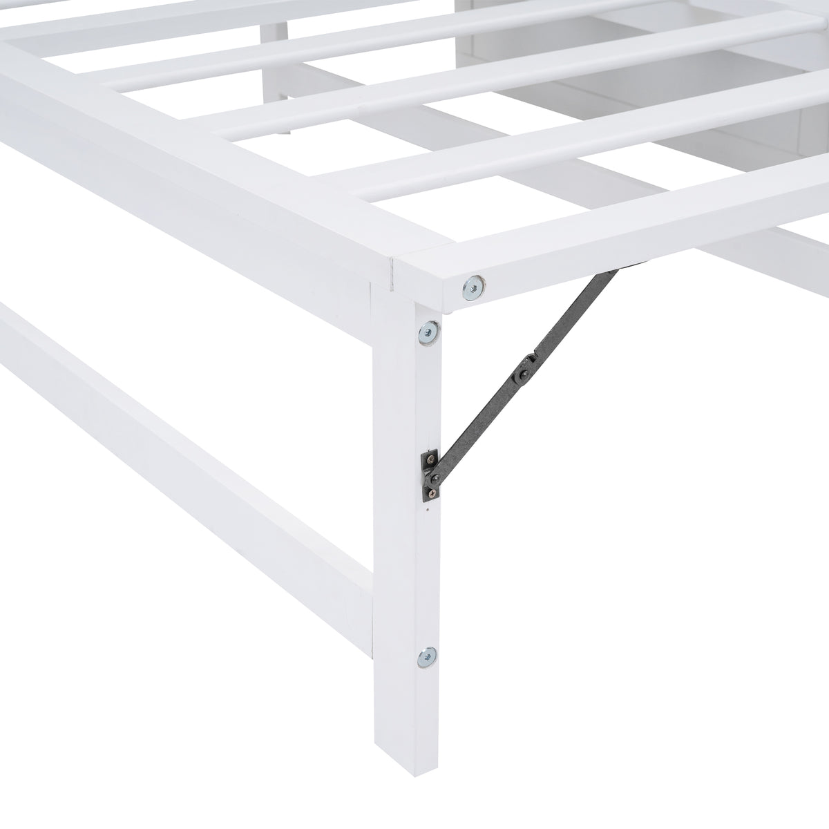 Queen Size Murphy Bed with USB Ports and Storage Shelf